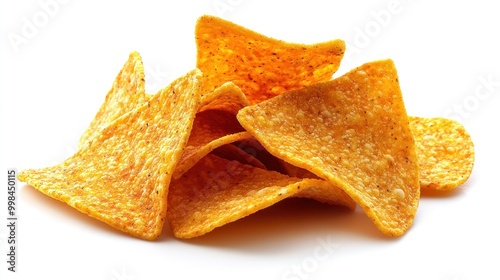 Wallpaper Mural Crunchy tortilla chips stacked invitingly for a perfect snack experience Torontodigital.ca