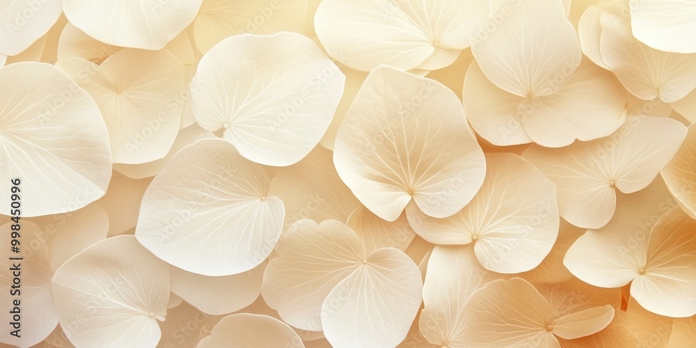beige transparent leaves with natural texture background