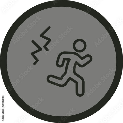 Evacuate Icon Design