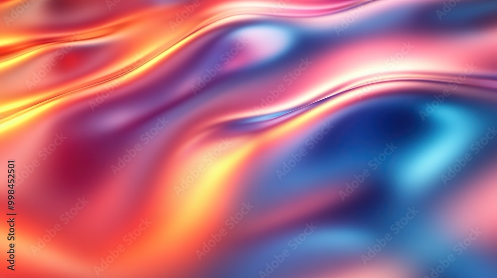 An abstract, futuristic, metallic, multicolored background creates a visually captivating effect. An abstract, futuristic, metallic, multicolored background creates a visually captivating effect.