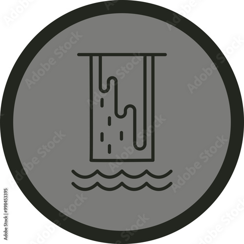 Cascade Vector Icon Design