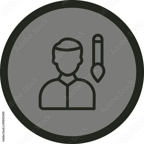 Artist Vector Icon Design