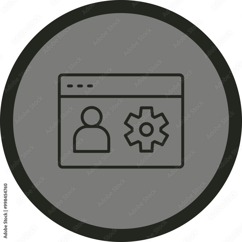 User Role Vector Icon Design User Role Vector Icon Design