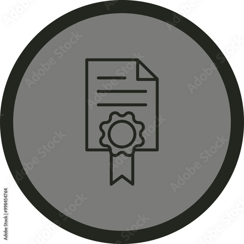Licence Vector Icon Design