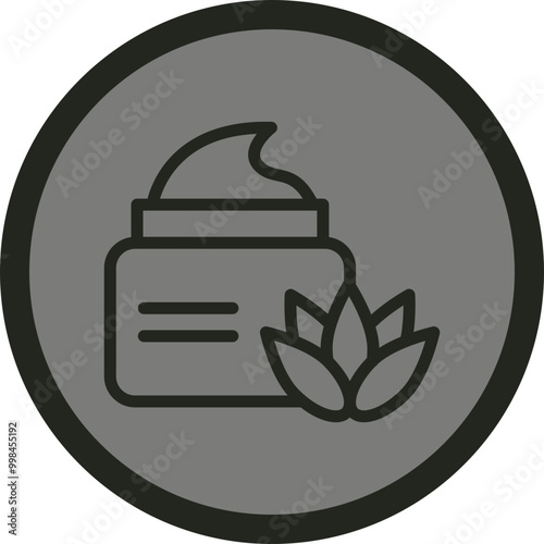 Cream Vector Icon Design