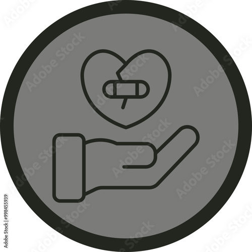 Forgiveness Vector Icon Design