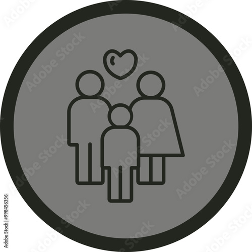 Family Vector Icon Design