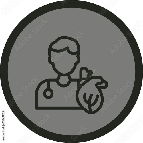 Cardiologist Vector Icon Design