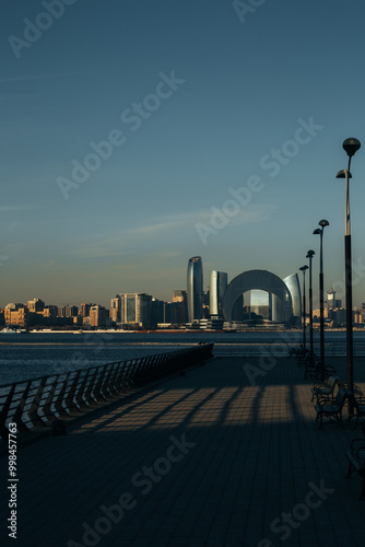 Baku city boulevard photo