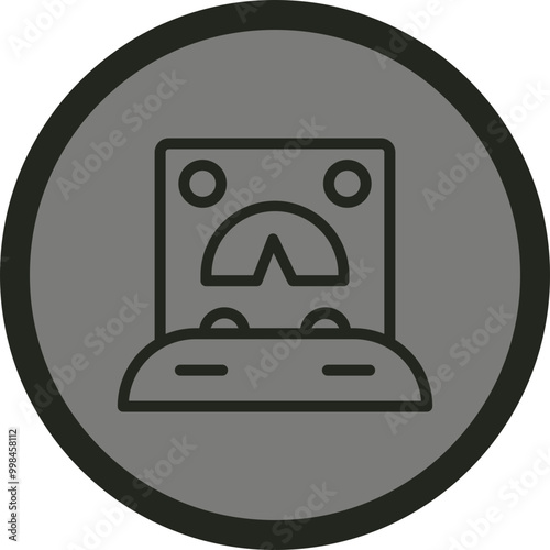 Galvanometer Icon Design photo