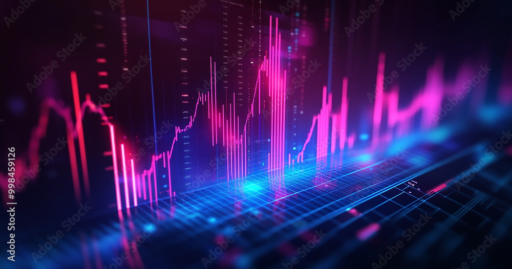 Abstract stock chart Abstract stock chart