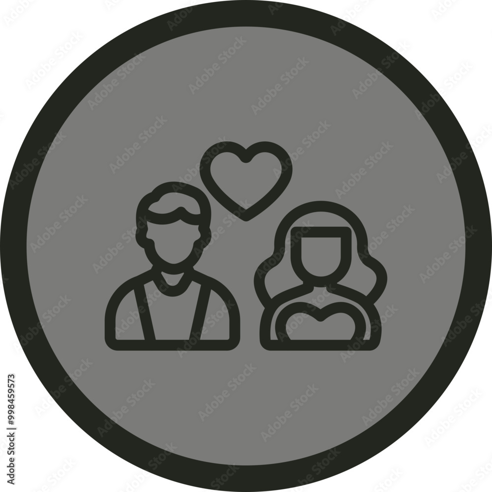 Couple Icon Design Couple Icon Design
