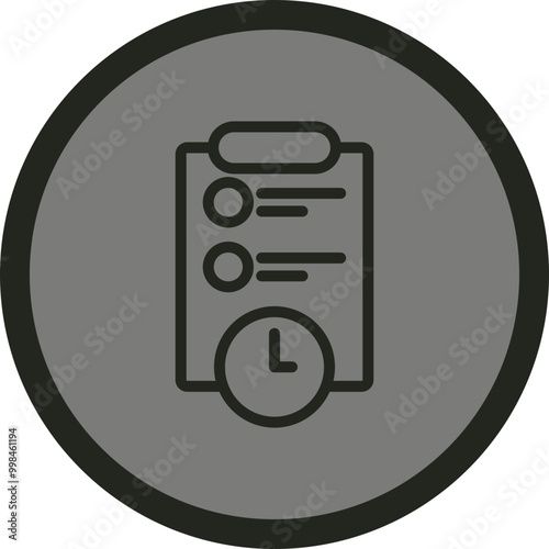 Deadline Icon Design