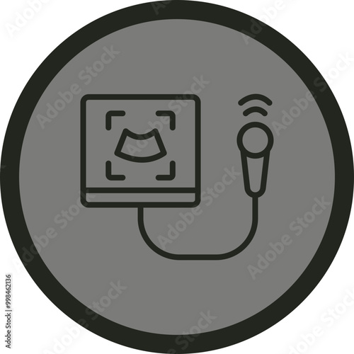 Ultrasonography Icon Design