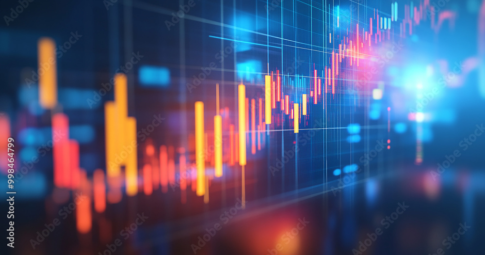 Abstract stock chart Abstract stock chart