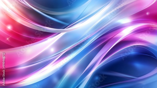 Abstract Purple Lines on Fabric Wallpaper: A smooth abstract wave