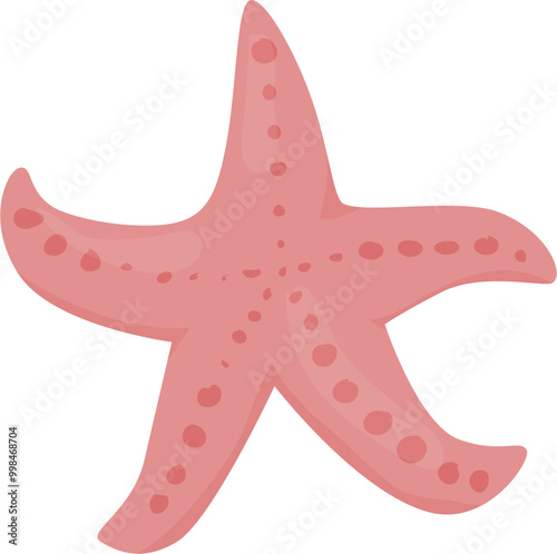 Cute starfish cartoon