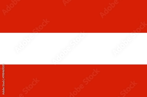 High-Resolution Austria Flag - National Symbol of Europe Perfect for Web and App Design