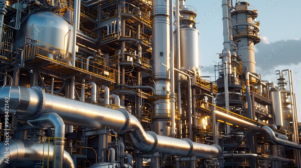Industrial Refinery Complex Industrial Refinery Complex