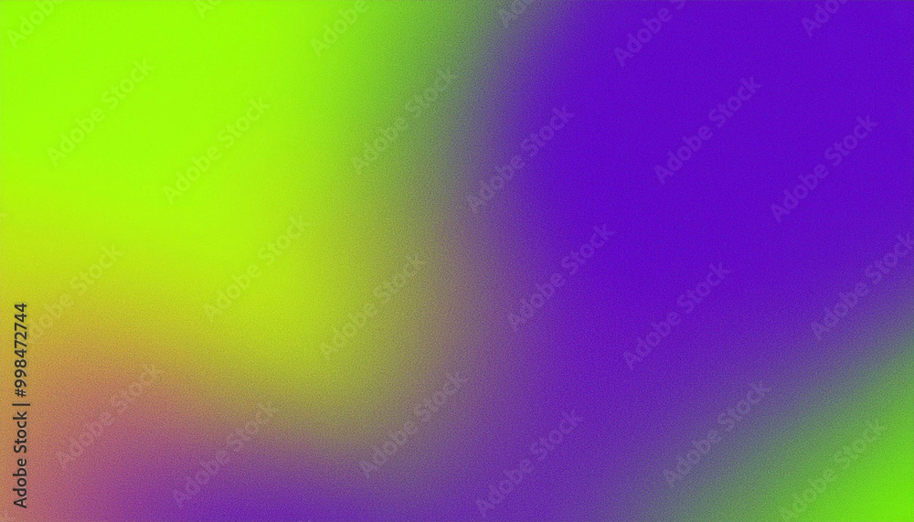 Fototapeta premium Abstract Blurred Gradient Background in Green, Purple, and Yellow