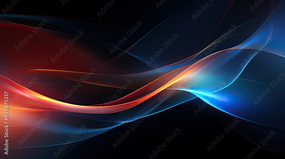 Fototapeta premium Abstract Energy Flow Background