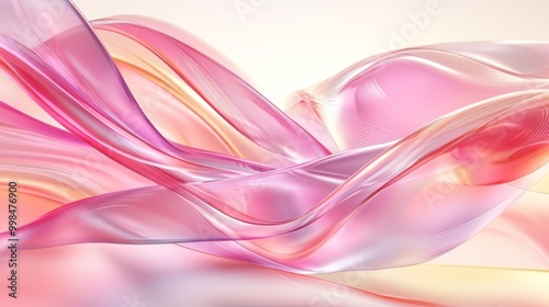 This picture shows a colourful abstract wallpaper filled with different shapes that have been mixed with primary colours.