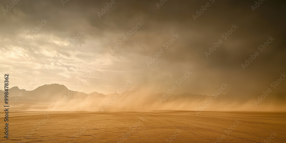 Eerie Windswept Landscape of a Desolate Terrain Eerie Windswept Landscape of a Desolate Terrain