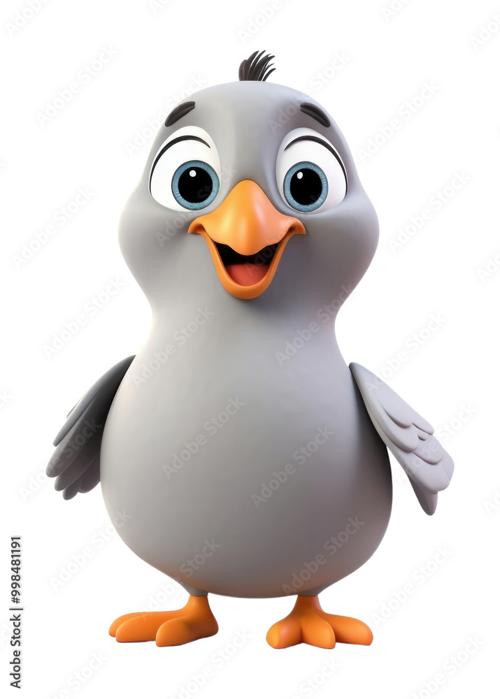 Fototapeta premium PNG Penguin cartoon animal white.