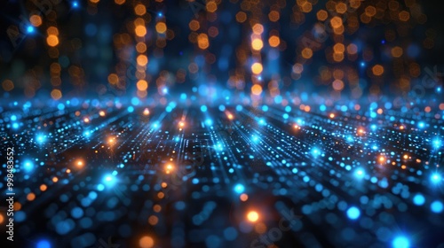 Wallpaper Mural digital technology background Torontodigital.ca