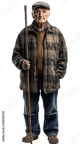 Poor old man
