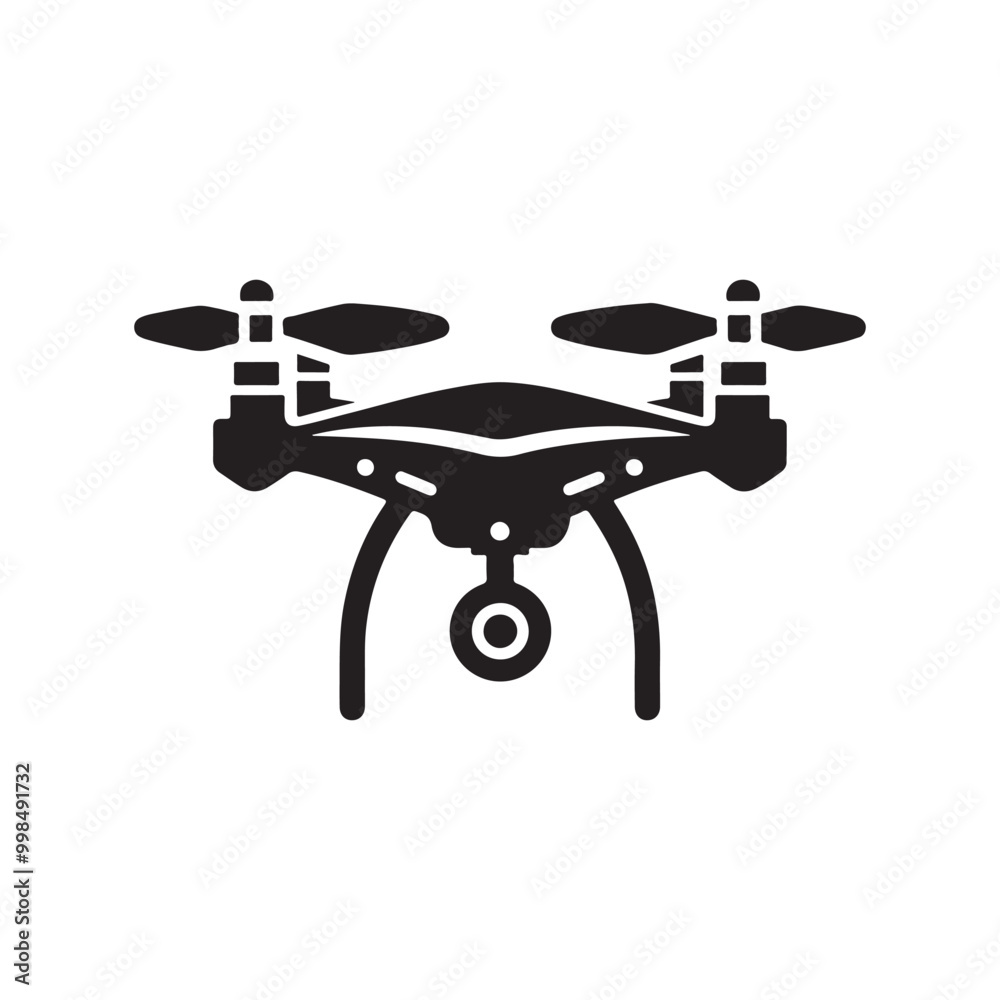 Black Silhouette Drone Vector - Minimalist but Powerful Drone Design, Great for Use in Technology Branding, Corporate Identity, or as a Modern Symbol for UAV and Surveillance-related Ventures.
Black Silhouette Drone Vector - Minimalist but Powerful Drone Design, Great for Use in Technology Branding, Corporate Identity, or as a Modern Symbol for UAV and Surveillance-related Ventures.