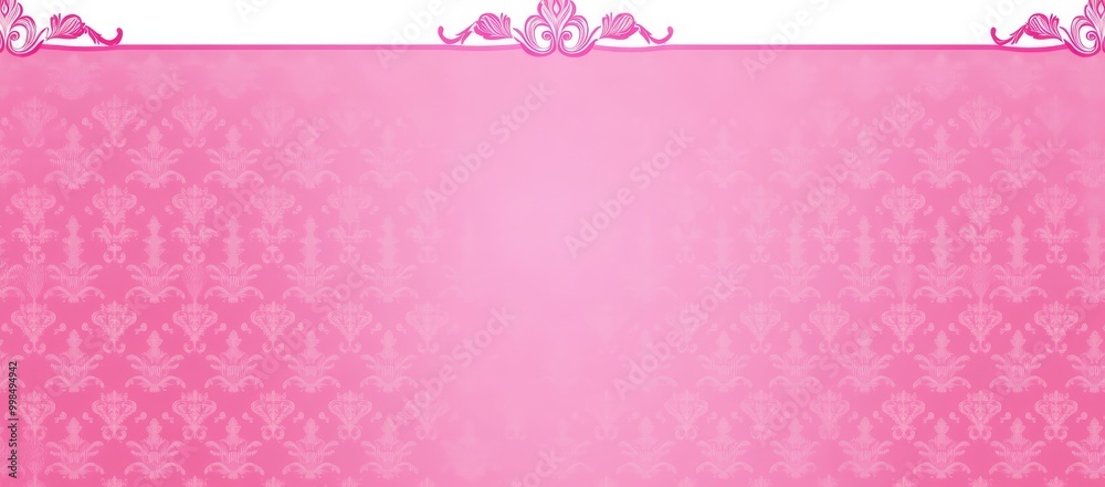 Inviting pattern with a modern touch. Floral seamless background. Damask pink wallpaper for a girl's nursery. Texture for decoration cards (vintage baby shower, wedding, birthday) Inviting pattern with a modern touch. Floral seamless background. Damask pink wallpaper for a girl's nursery. Texture for decoration cards (vintage baby shower, wedding, birthday)