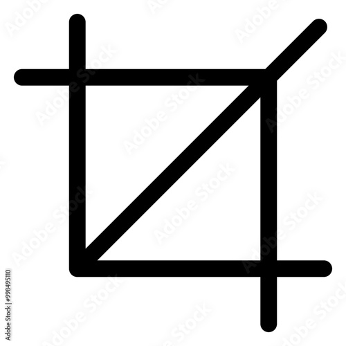 crop and image resize icon