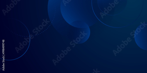 Modern dark blue gradient abstract background in blue background. Colorful geometric background. Fluid shapes composition. Modern vibrant imac color. Vector illustration with corporate and business.