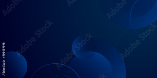 Modern dark blue gradient abstract background in blue background. Colorful geometric background. Fluid shapes composition. Modern vibrant imac color. Vector illustration with corporate and business.