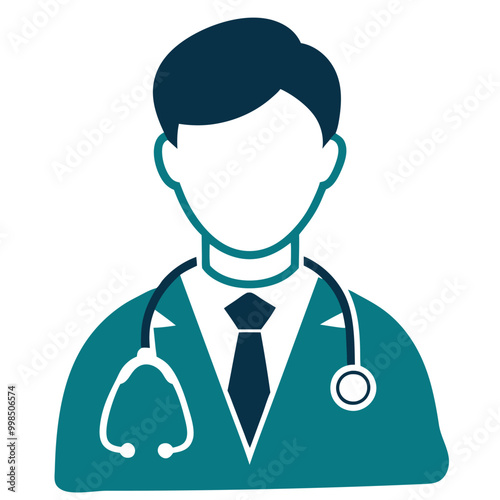 create a doctor silhouette vector art illustrator