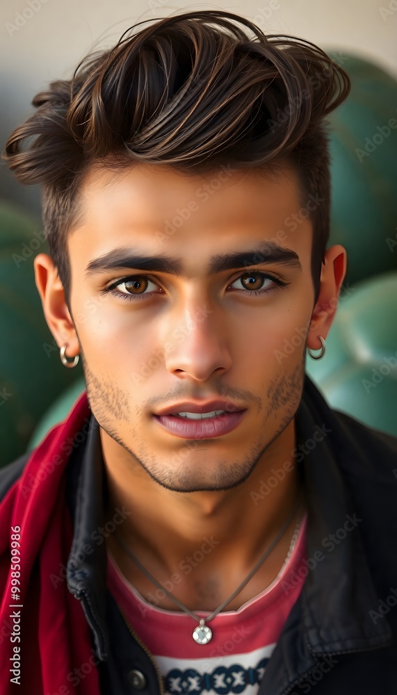 portrait of an attractive Morocco young man portrait of an attractive Morocco young man