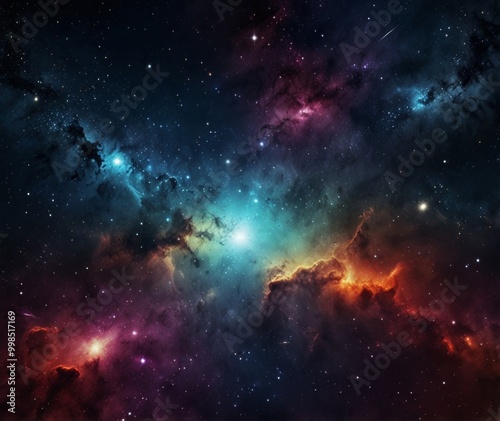 space futuristic background