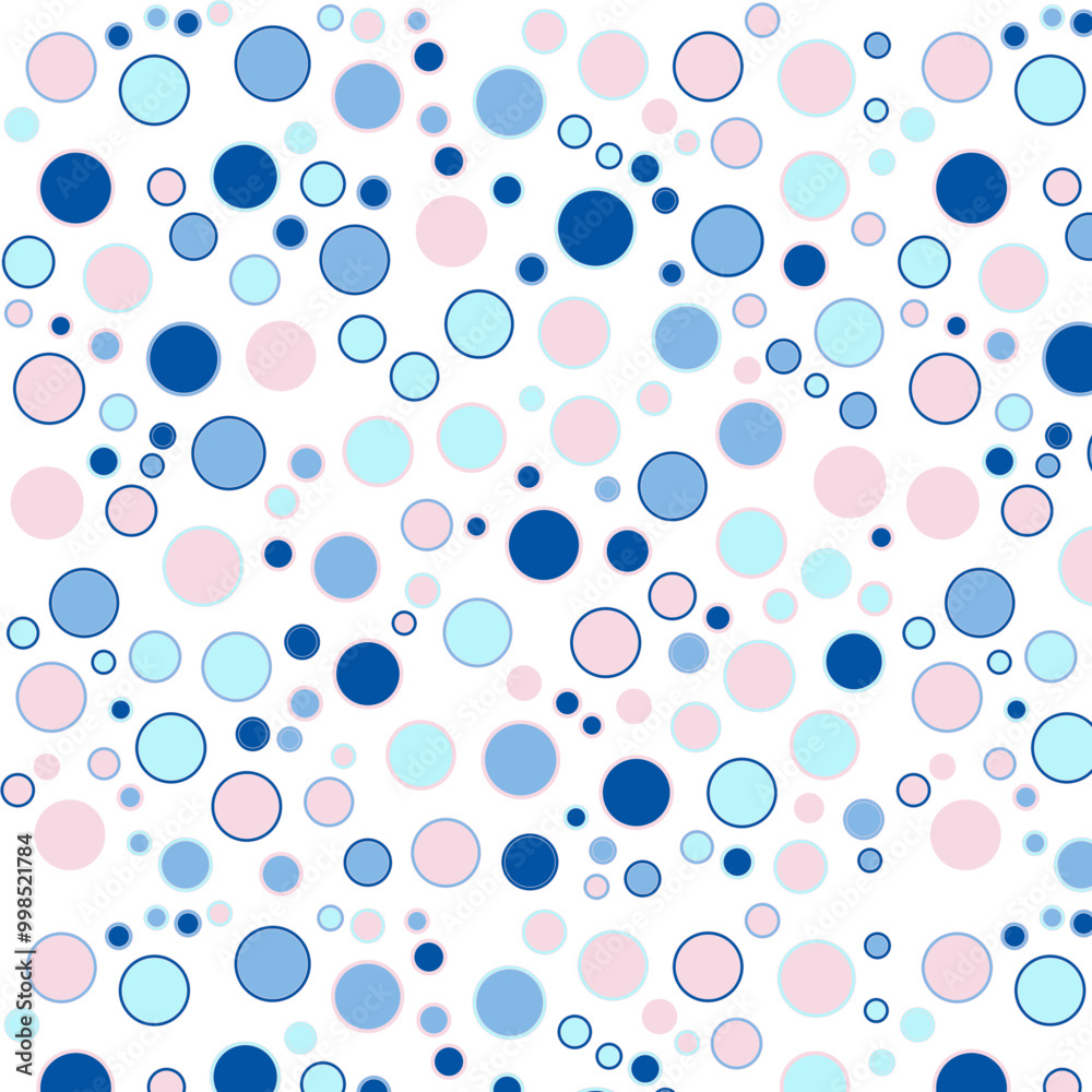 abstract pattern, colorful circles