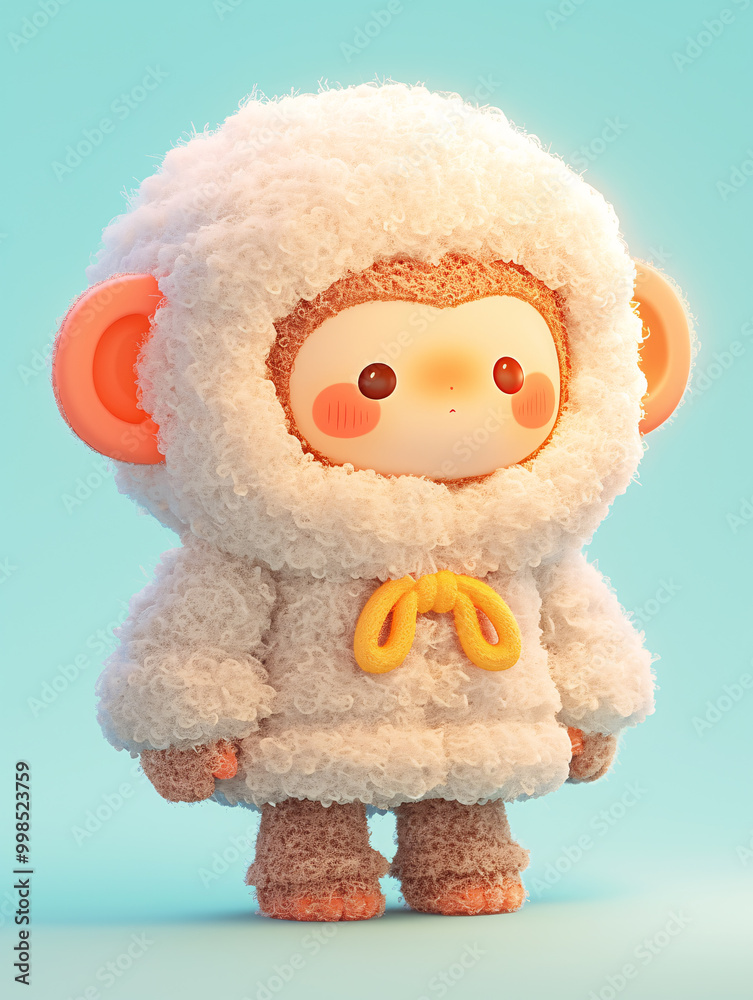 Zodiac plush style mascot Chinese monkey
Zodiac plush style mascot Chinese monkey