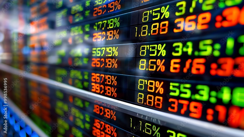 Stock market concept Stock market concept