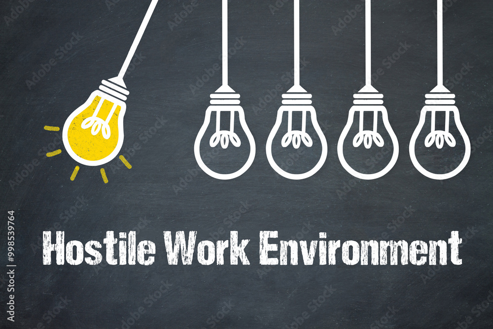 Fototapeta premium Hostile Work Environment