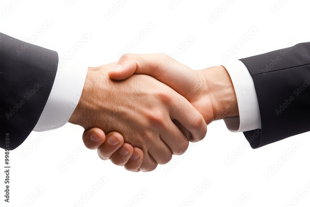 Sealed Deal: A Firm Handshake Symbolizing Trust and Partnership Sealed Deal: A Firm Handshake Symbolizing Trust and Partnership