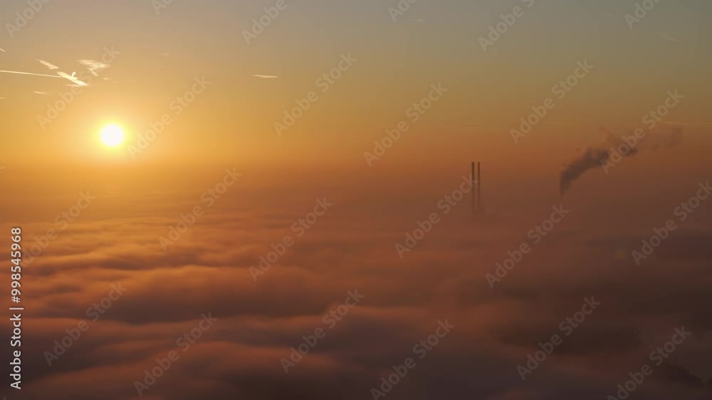 Unbelievable fog conditions in Dublin - Sunrise in The Poolbeg Chimney's - 4K Cinematic Drone Footage 11 - Co.Dublin - Ireland Unbelievable fog conditions in Dublin - Sunrise in The Poolbeg Chimney's - 4K Cinematic Drone Footage 11 - Co.Dublin - Ireland