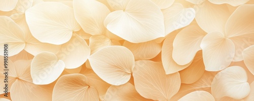 beige transparent leaves with natural texture background