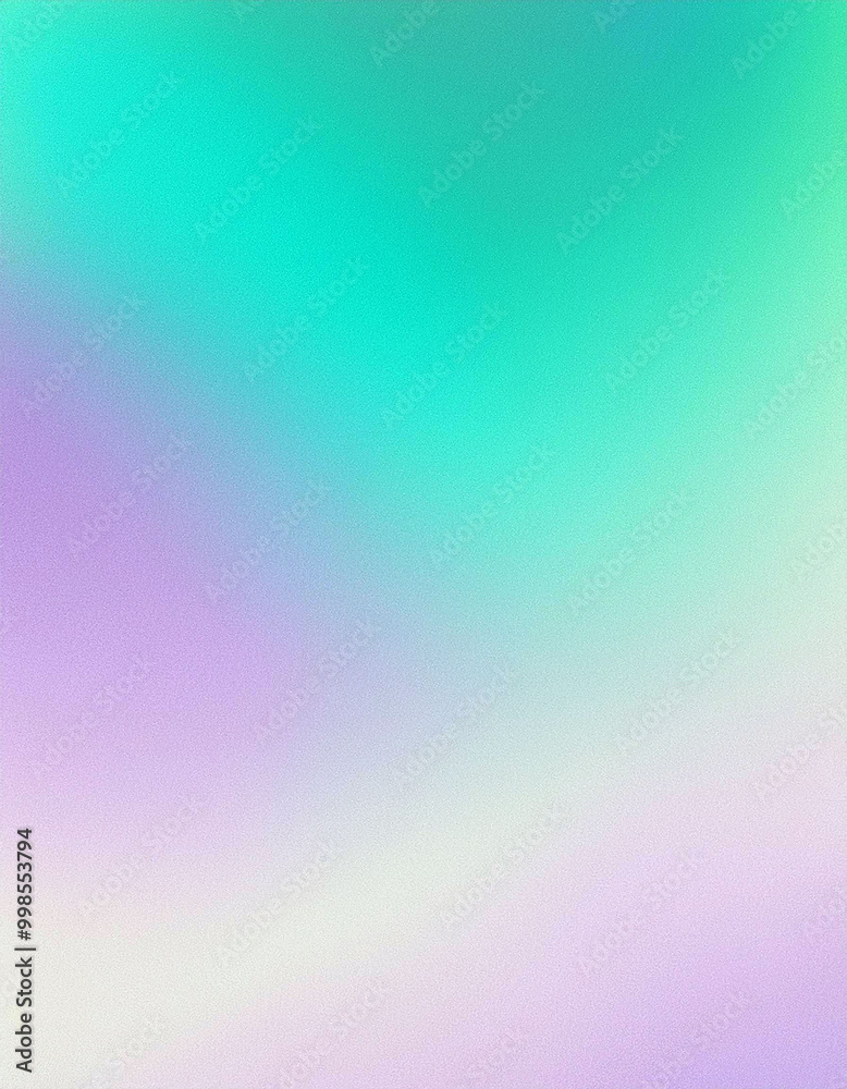 Fototapeta premium Abstract Gradient Background in Pastel Purple and Mint Green