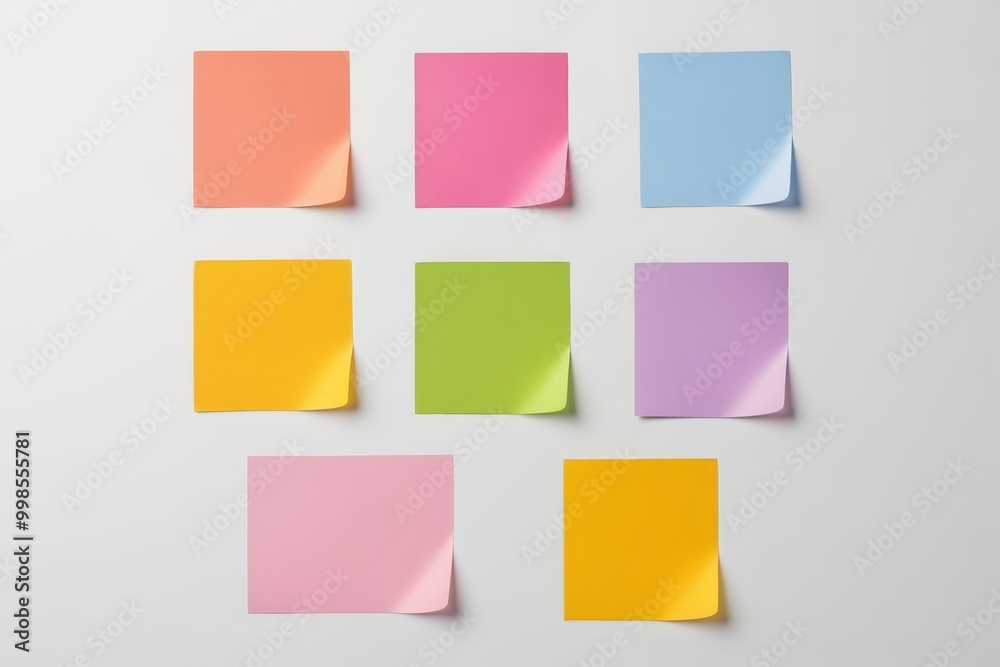 a close up of a bunch of sticky notes on a wall a close up of a bunch of sticky notes on a wall
