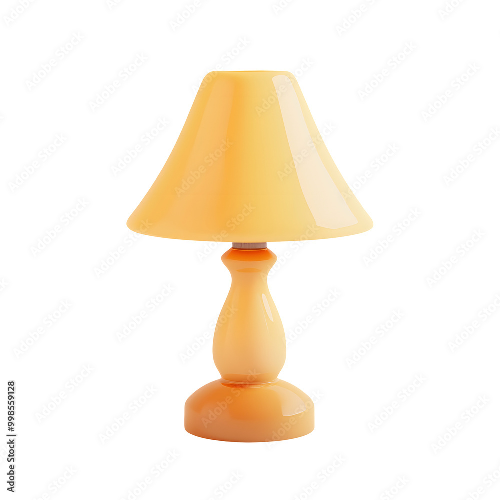 yellow lamp isolated on transparent background yellow lamp isolated on transparent background