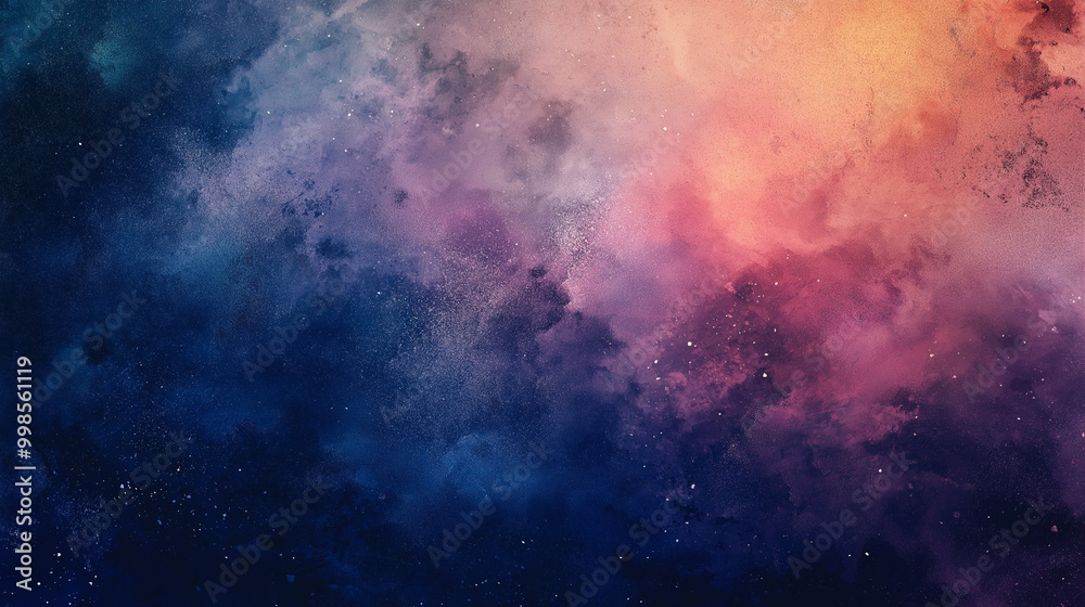 An abstract background featuring an oil painting of a galaxy and stars. Oil painting, Night, Galaxy An abstract background featuring an oil painting of a galaxy and stars. Oil painting, Night, Galaxy