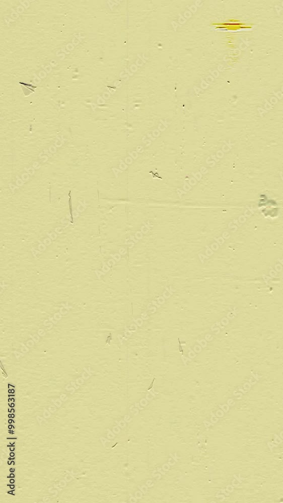 Scratched and grungy background with heavy damage, such as scratches, dirt, and grunge noise, resembling a vintage film look on a yellow-sepia vertical screen